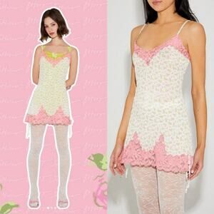 Betsy Johnson x Forever 21 Floral Lingerie Slip Dress XL Whimsical Bridgerton